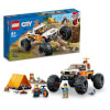  LEGO City 4x4 Arazi Aracı Maceraları 60387 - 6 Yaş ve Üzeri Çocuklar için Oyuncak Yapım Seti (252 Parça)