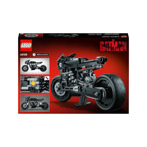 LEGO® Technic BATMAN - BATCYCLE™ 42155 - 9 Yaş ve Üzeri Çocuklar için Batman’in Motosikletinin Modelini İçeren Yaratıcı Oyuncak Yapım Seti (641 Parça)