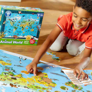 150 Parça Puzzle: Hayvanların Dünyası