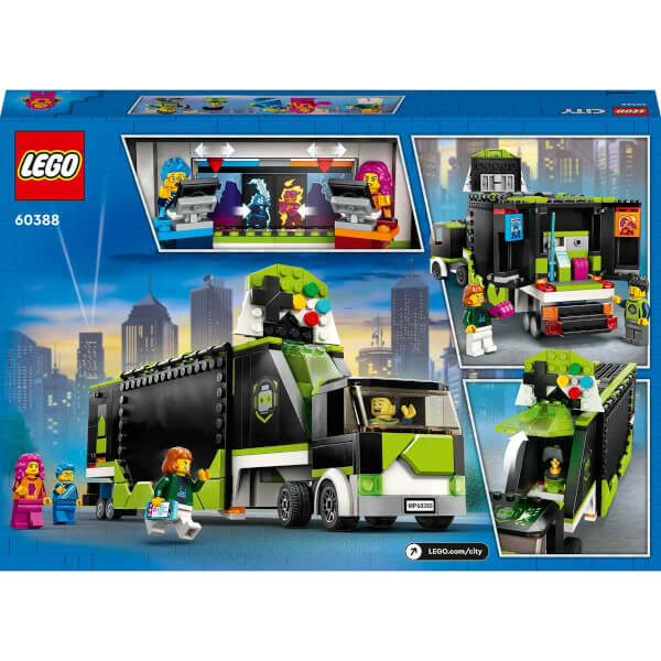 LEGO City Oyun Turnuvası Tırı 60388 - 7 Yaş ve Üzeri Çocuklar için Oyuncak Yapım Seti (344 Parça)