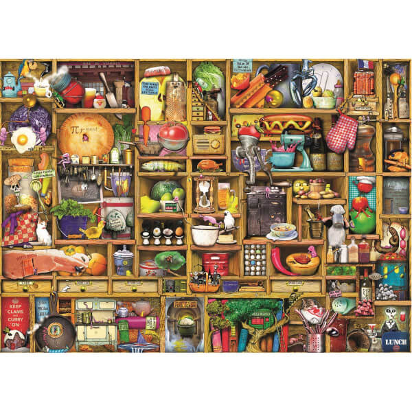 1000 Parça Puzzle : Mutfak Dolabı
