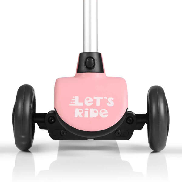 Let's Ride One 3 Tekerlekli Işıklı Pembe Scooter 