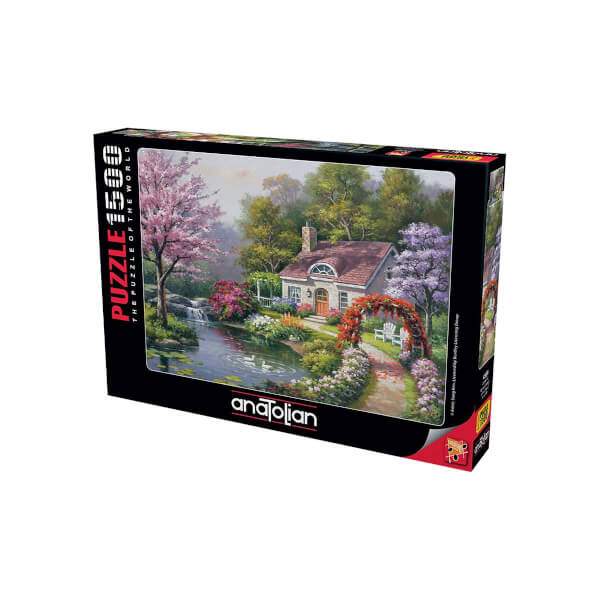 1500 Parça Puzzle : Çiçekli Ev