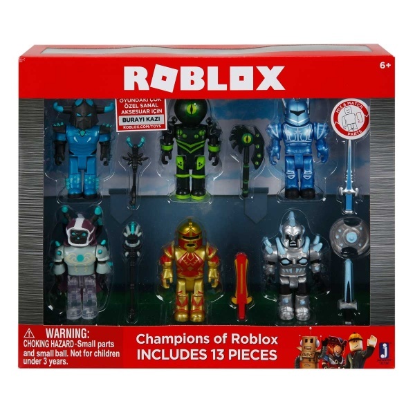 Roblox 6 Li Figur Seti Champions Of Roblox Toyzz Shop - roblox 6 li figur